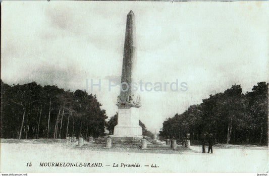 Mourmelon le Grand - La Pyramide - 45 - old postcard - 1916 - France - used - JH Postcards