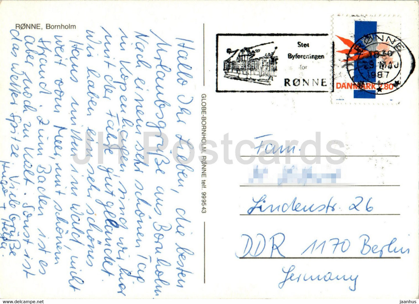Ronne - Bornholm - multiview - 1987 - Denmark - used