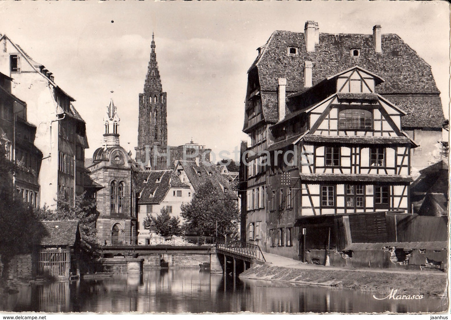 Strasbourg - La Petite France - 13 - France - 1955 - used - JH Postcards