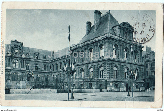 Amiens - L'Hotel de Ville - old postcard - 1930 - France - used - JH Postcards
