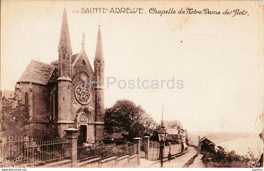 Sainte Adresse - Chapelle de Notre Dame des Flots - 271 - old postcard - France - unused - JH Postcards