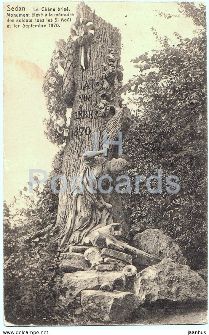 Sedan - La Chene brise - Inftr Regiment  Nr 371 7 Kompagnie Feldpost - old postcard - 1917 - France - used - JH Postcards