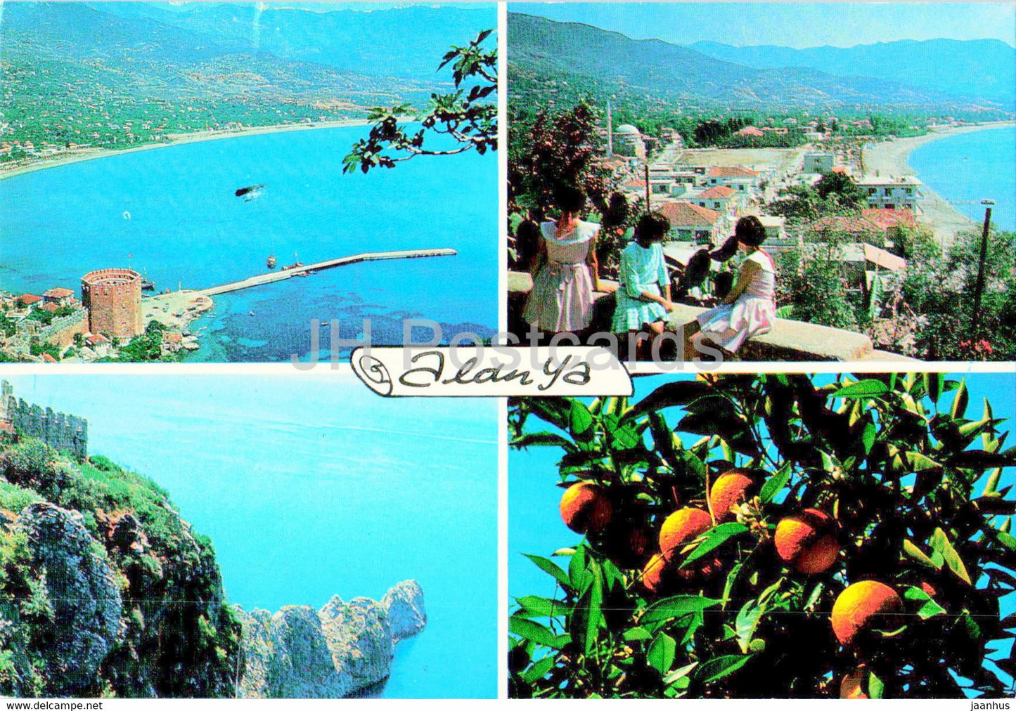 Alanya - Views from the city - orange - Hitit - 1988 - Turkey - used - JH Postcards