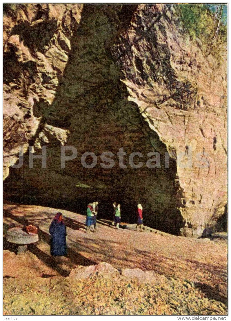 Gutman Cave - Sigulda views - 1963 - Latvia USSR - unused - JH Postcards