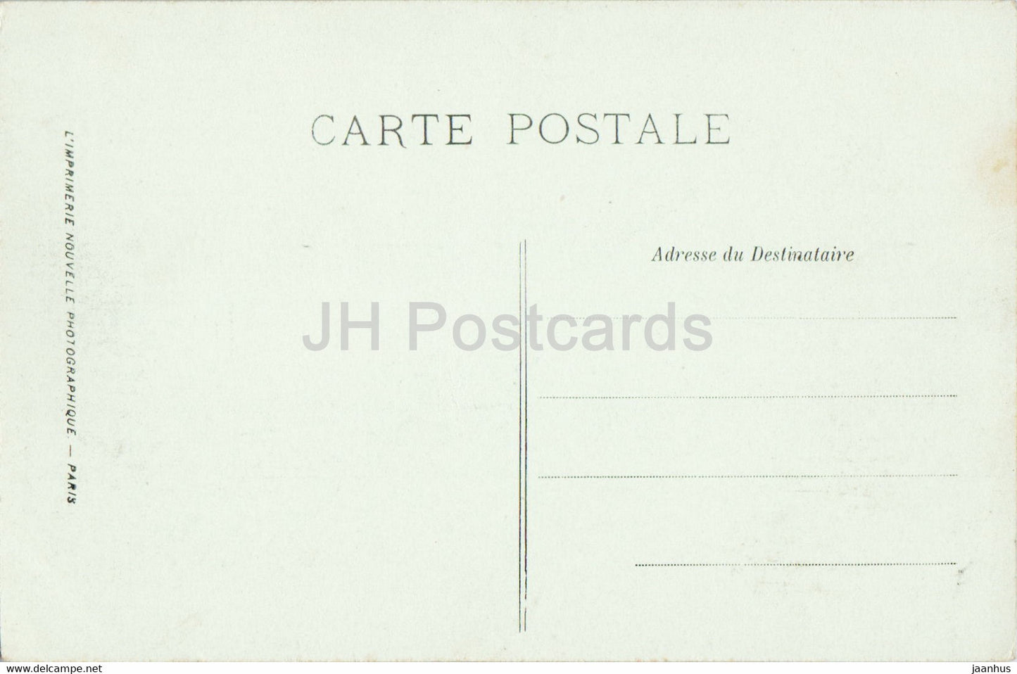 Fontainebleau - Rue Grande - old postcard - France - unused