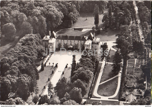 Chateau de Malmaison - Facade Nord Est - Vue aerienne - castle - France - unused - JH Postcards