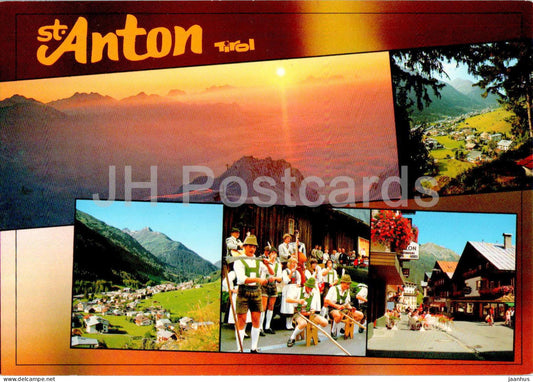 St Anton am Arlberg - Tirol - multiview - 4538 - Austria - unused - JH Postcards