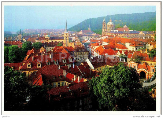 panorama - Mala Strana - Praha - Prague - Czech - used 1997 - JH Postcards