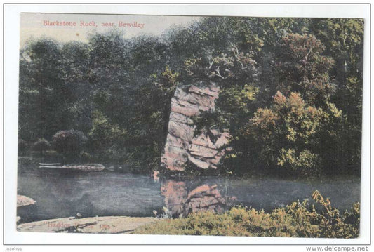 Blackstone Rock near Bewdley - Haddon Series 1825 - old postcard - United Kingdom , England - used - JH Postcards