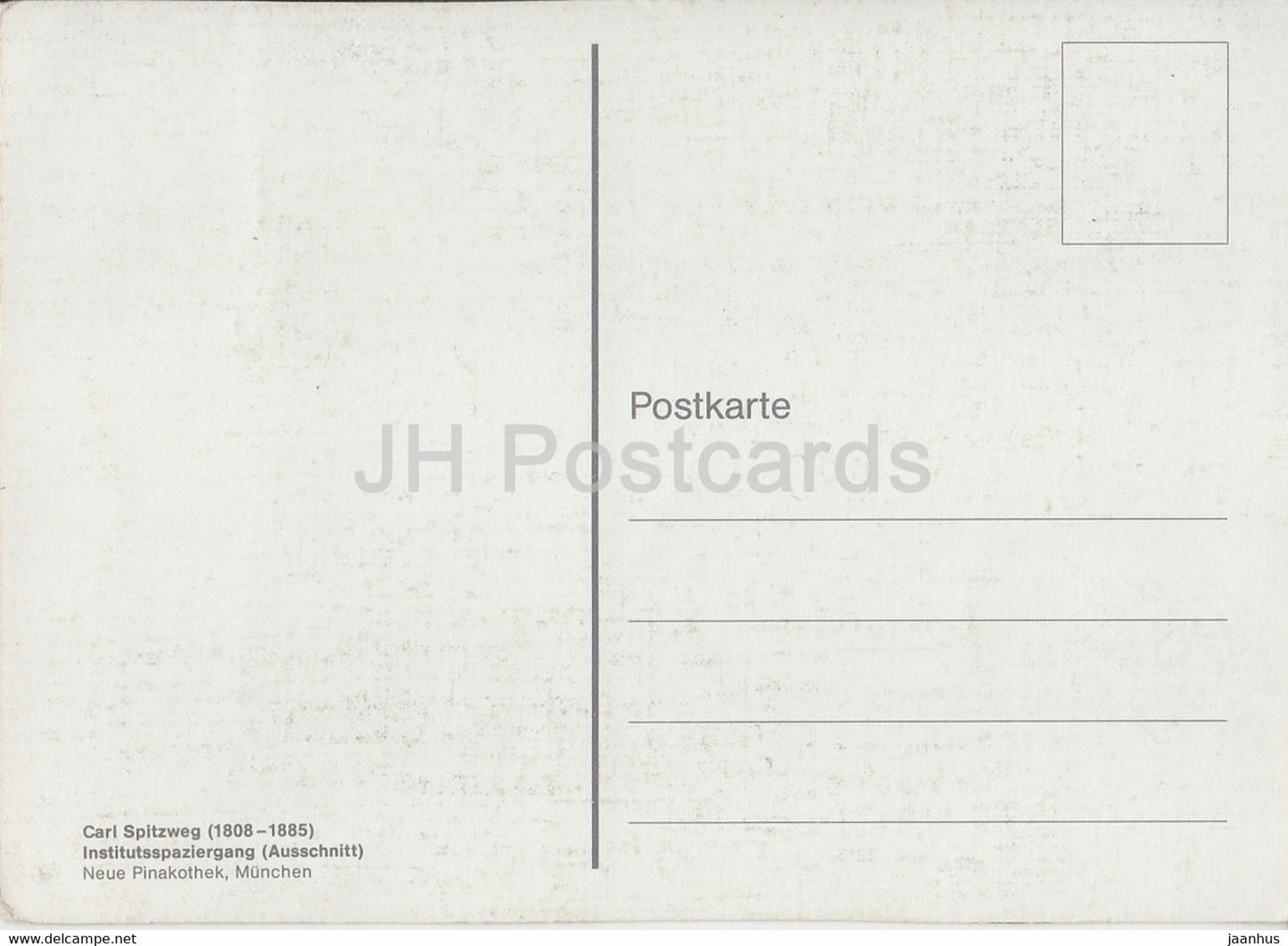 Gemälde von Carl Spitzweg - Institutsspaziergang - Deutsche Kunst - Deutschland - unbenutzt