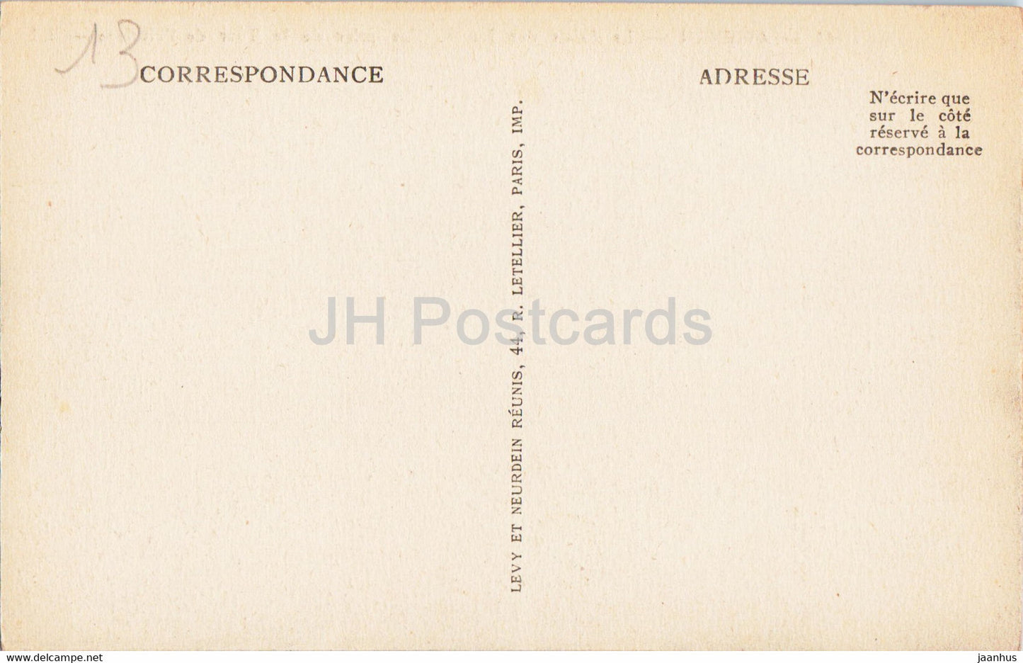 Avignon - Le Palais des Papes - Vue Prize de la Tour de l'Horloge - 49 - alte Postkarte - Frankreich - unbenutzt