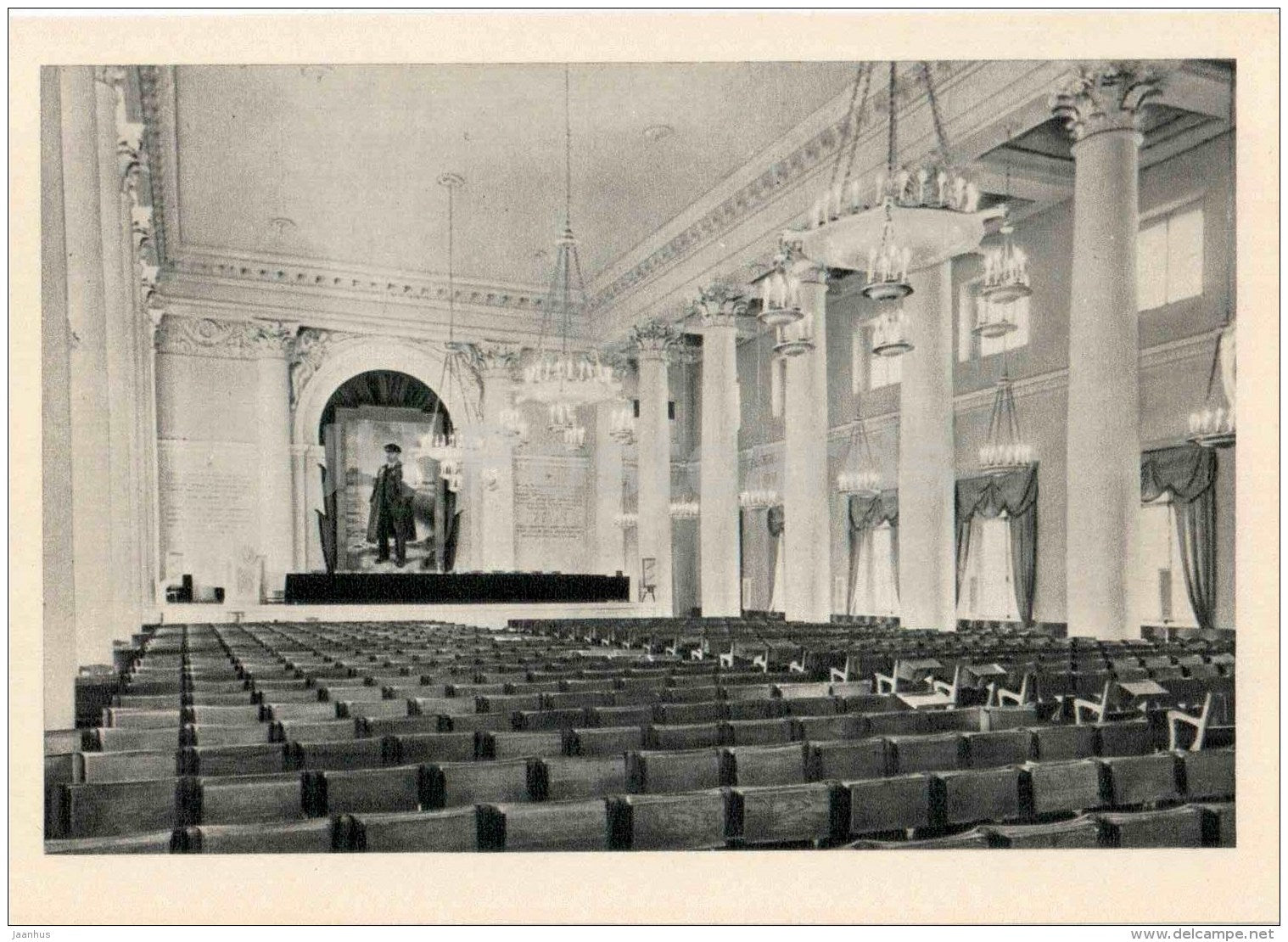 Assembly Hall - Smolny - Leningrad - St. Petersburg - 1964 - Russia USSR - unused - JH Postcards