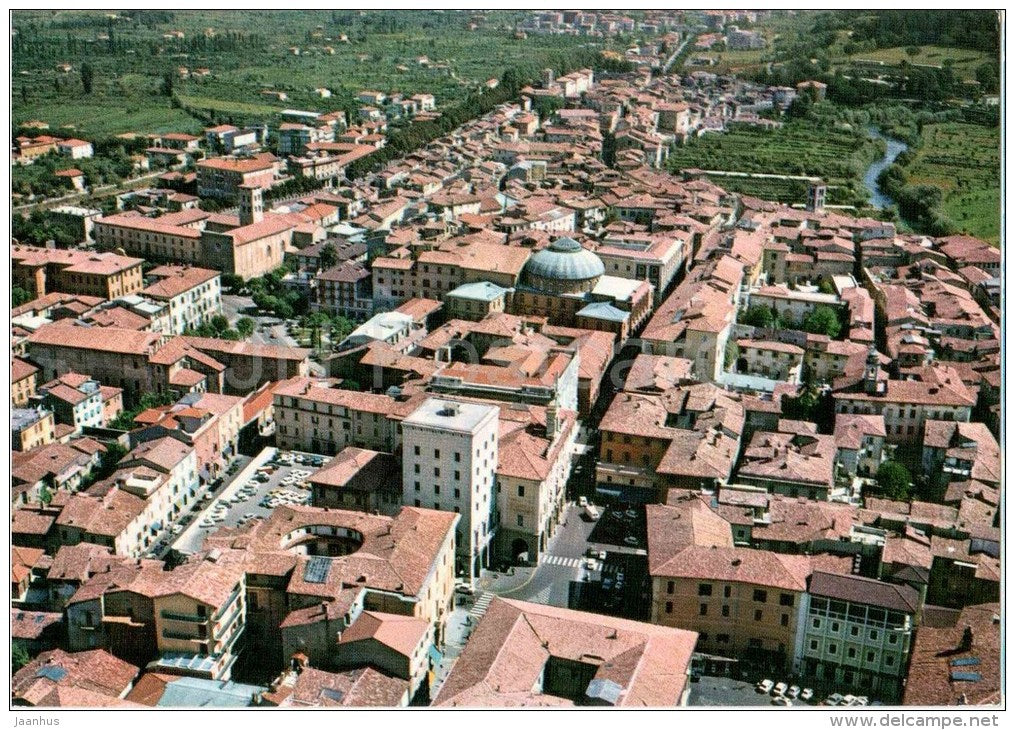 veduta panoramica aerea - Rieti - Lazio - 121/VII 973 - Italia - Italy - unused - JH Postcards