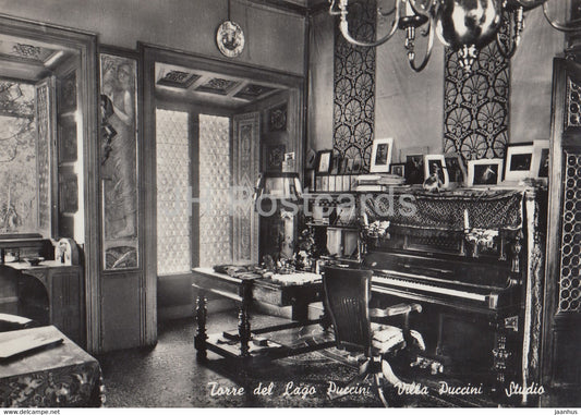 Torre del Lago Puccini - Villa Puccini - Studio -  Italy - Italia - unused - JH Postcards