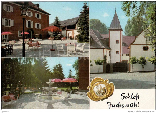 Schloss Fuchsmühl - hotel Garni - pension - 8591 - Germany - 1988 gelaufen - JH Postcards
