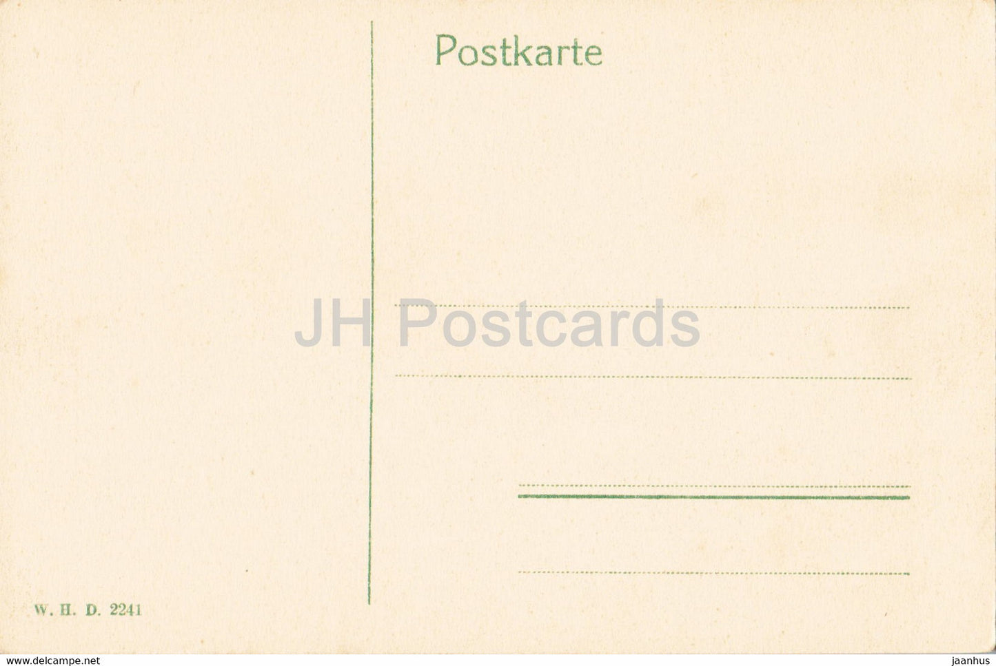 Nurnberg - Nuremberg - Heilige Geist Spital - W. H. D. 2241 - old postcard - Germany - unused