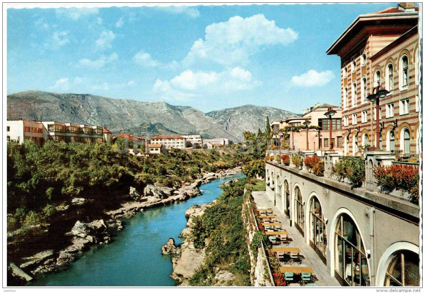 hotel Neretva - Mostar - 552 - Bosnia and Herzegovina - Yugoslavia - unused - JH Postcards