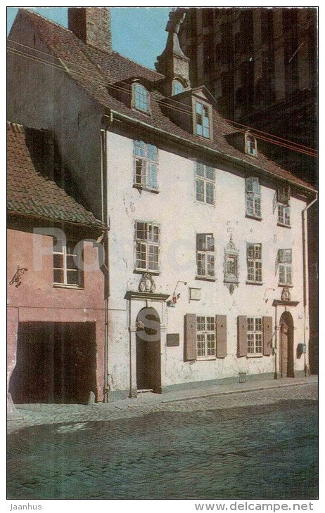 building of the formers alms-house - Eka Konvents - Old Town - Riga - 1973 - Latvia USSR - unused - JH Postcards