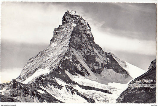 Zermatt Matterhorn - hotel Belvedere 3300 m - 26 - Switzerland - 1962 - used - JH Postcards