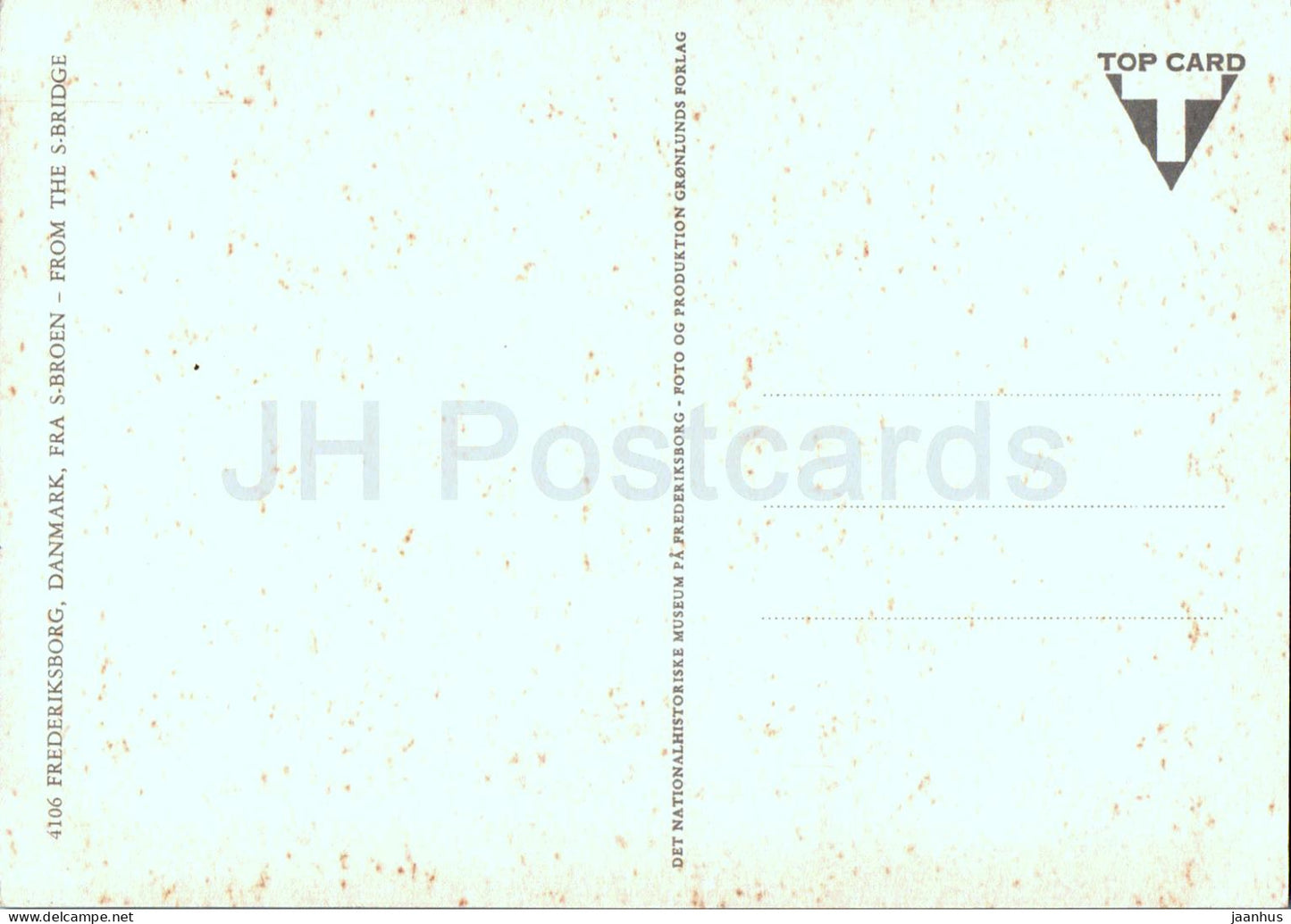 Frederiksborg Slot - Fra S Broen - castle - From the S Bridge - 4106 - Denmark - unused