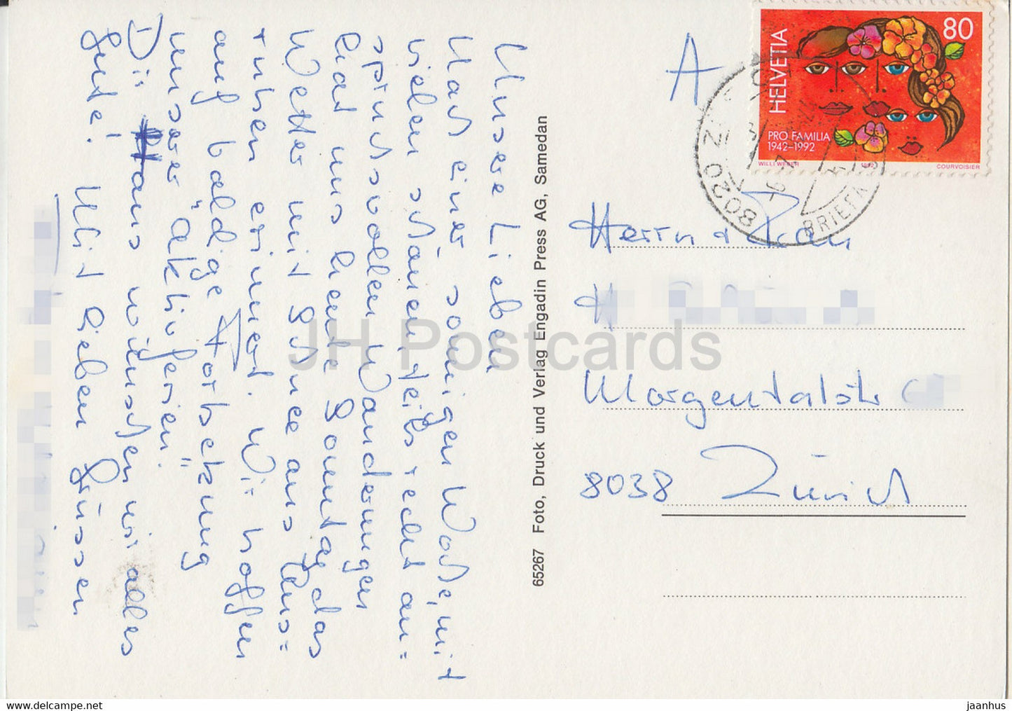 Rivière de montagne - 6037 - 1992 - Suisse - occasion