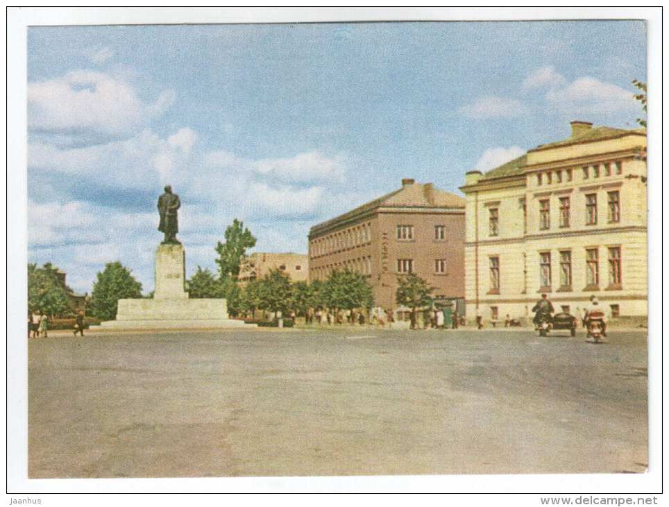 Komjaunatnes Street - Cesis - Latvia USSR - unused - JH Postcards