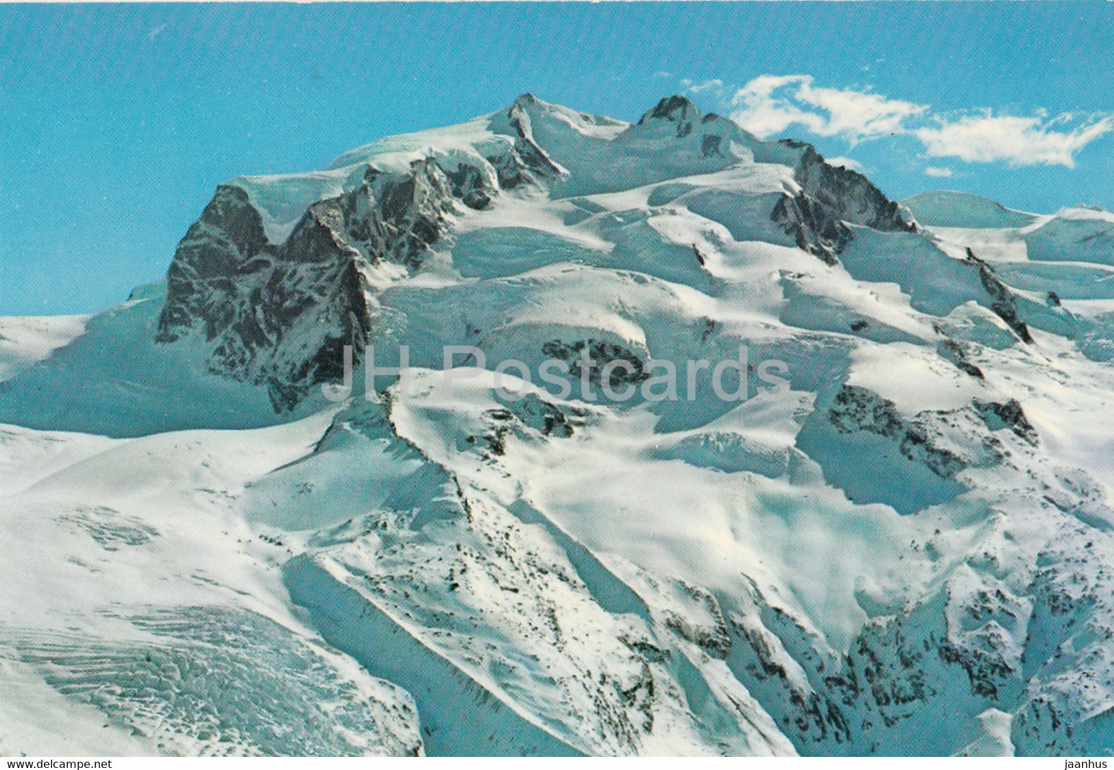 Monte Rosa 4634 m - Blick vom Gornergrat bei Zermatt - 49951 - Switzerland - unused - JH Postcards
