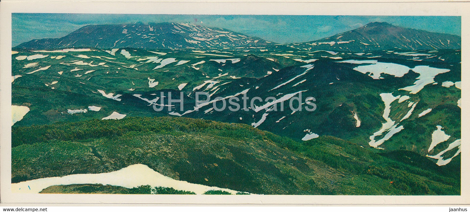 Kronotsky Nature Reserve - Mountain landscape - Volcano Taunshits - Uzon - 1981 - Russia USSR - unused - JH Postcards