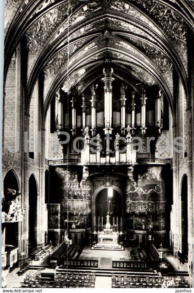 Albi - Basilique Sainte Cecile - Le Grand orgue - 39 - cathedral - 1961 - France - used - JH Postcards