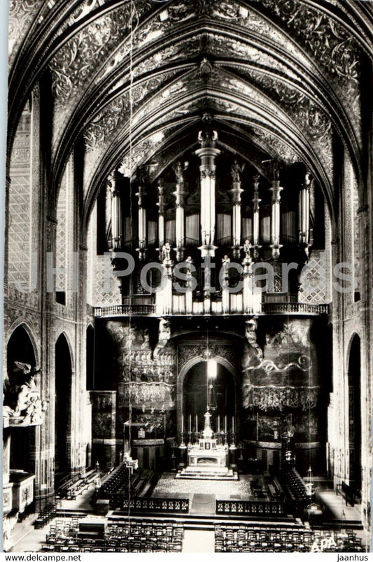 Albi - Basilique Sainte Cecile - Le Grand orgue - 39 - cathedral - 1961 - France - used - JH Postcards