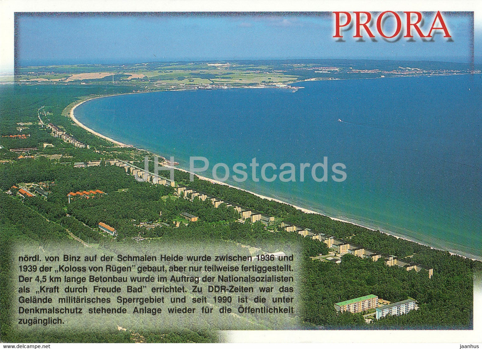 Prora - Schone Insel Rugen - 2007 - Germany - used - JH Postcards