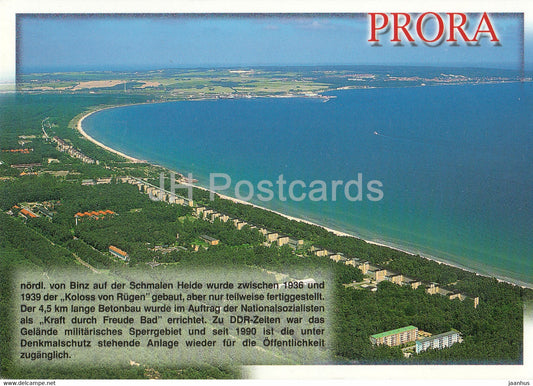 Prora - Schone Insel Rugen - 2007 - Germany - used - JH Postcards