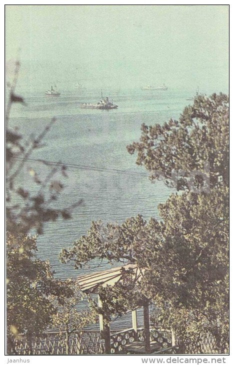 The Black Sea - Novorossiysk - 1968 - Russia USSR - unused - JH Postcards