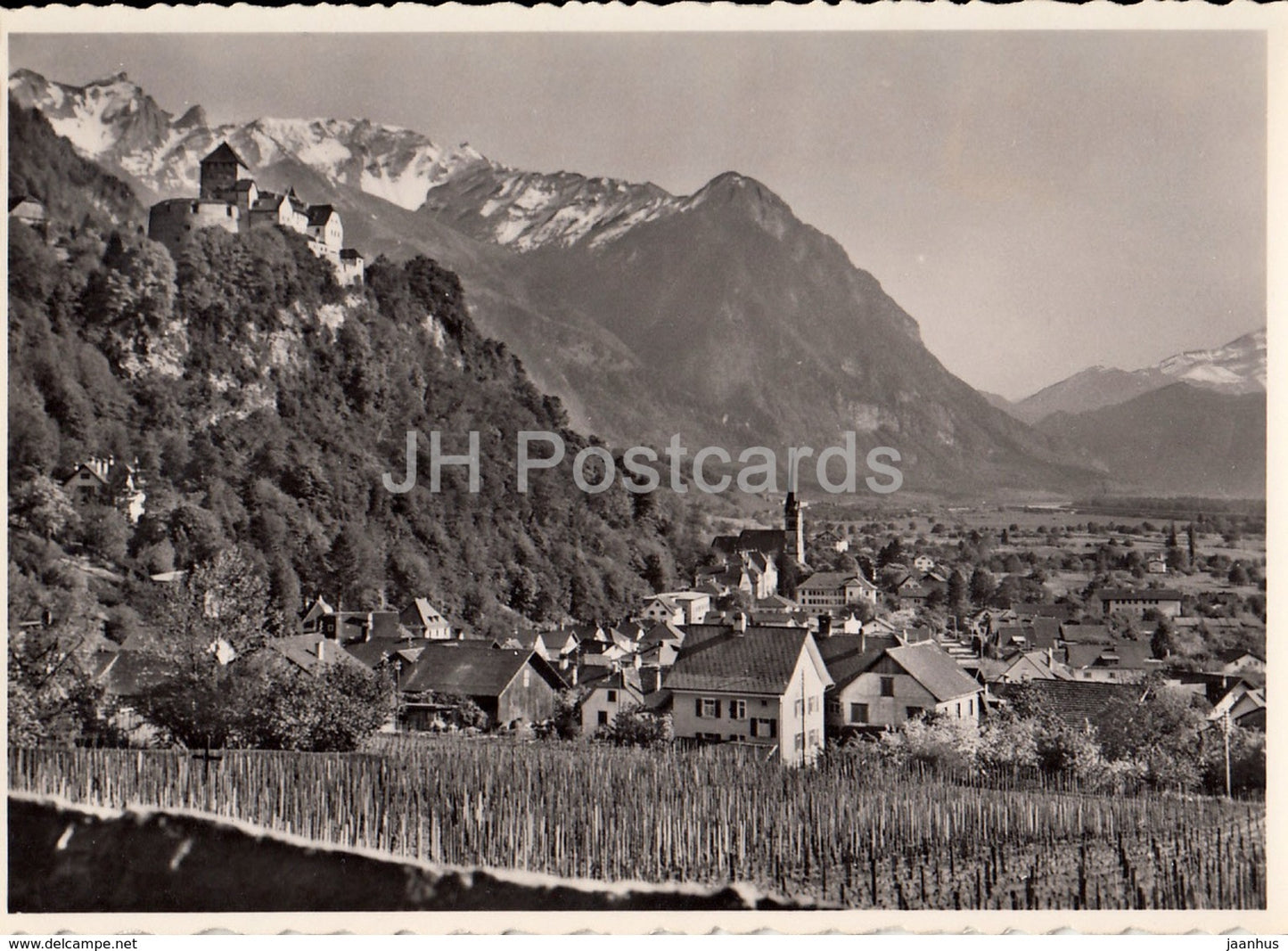 Fürstentum Liechtenstein - Vaduz mit Schloss - castle - 118 - Liechtenstein - unused - JH Postcards