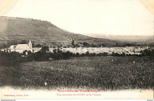Vue generale de Lucey et le Plateau - Environs de Toul Illustre - old postcard - France - unused - JH Postcards