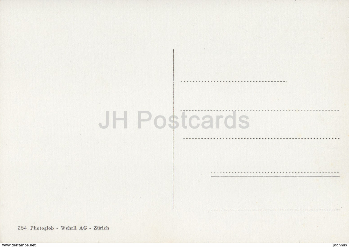 Bieler See - St Peters Insel - Biel - Bienne - map - 264 - Switzerland - unused