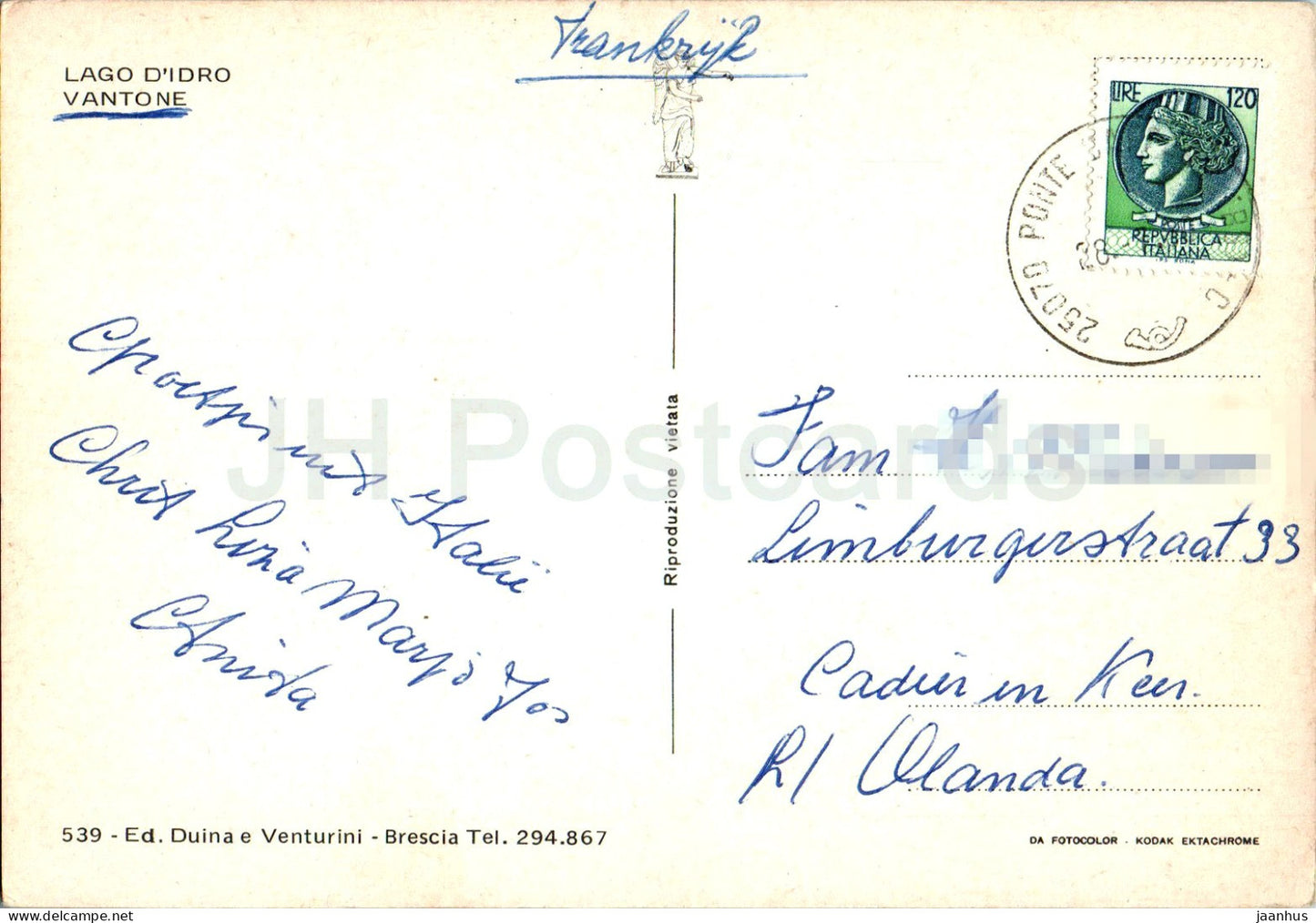 Lago d'Idro - Vantone - lake - 539 - Italy - used