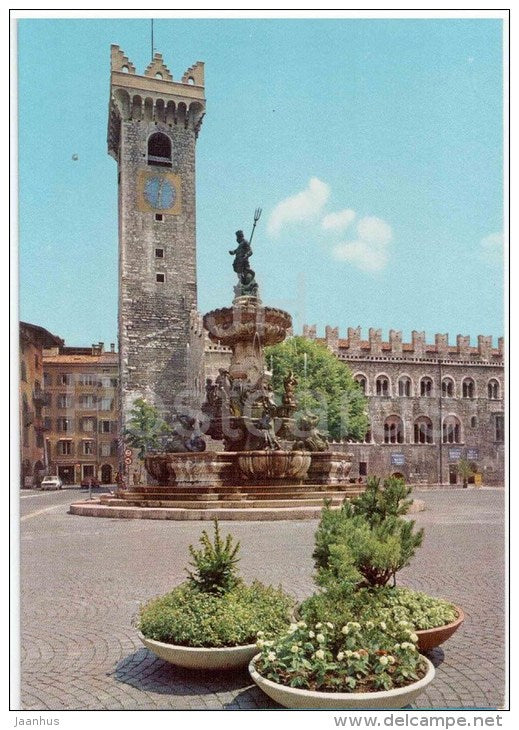 Fontana del Nettuno - Neptune Fountaine - Trento - 965 - Italia - Italy - unused - JH Postcards