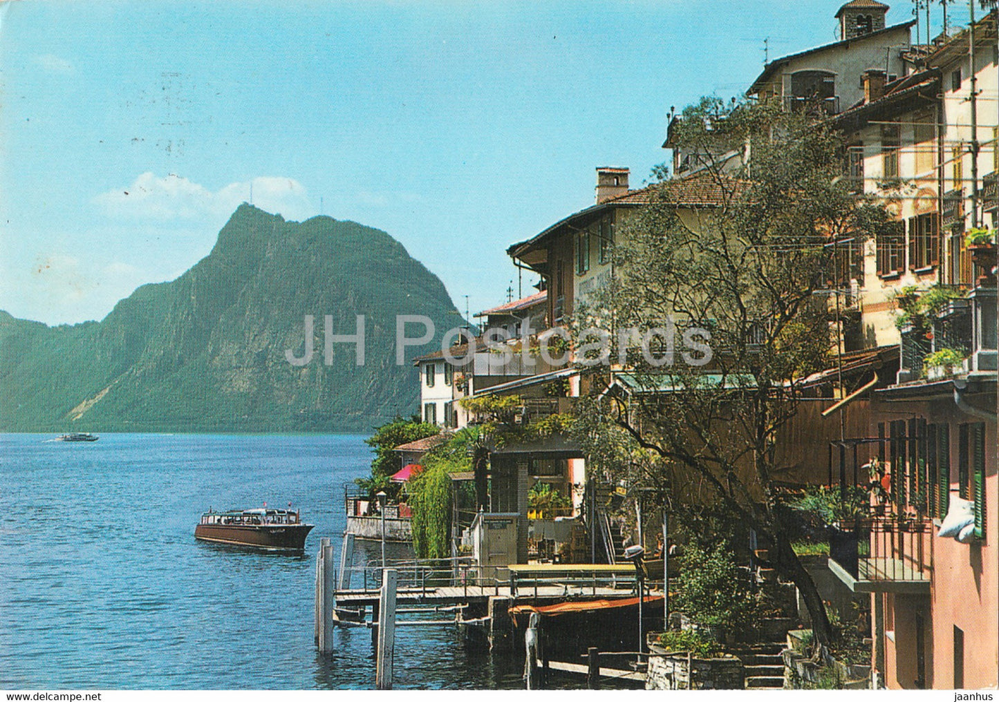 Lago di Lugano - Gandria - 17770 - 1988 - Switzerland - used - JH Postcards