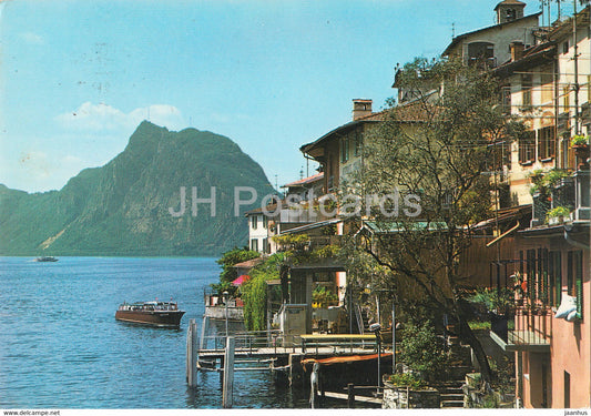 Lago di Lugano - Gandria - 17770 - 1988 - Switzerland - used - JH Postcards