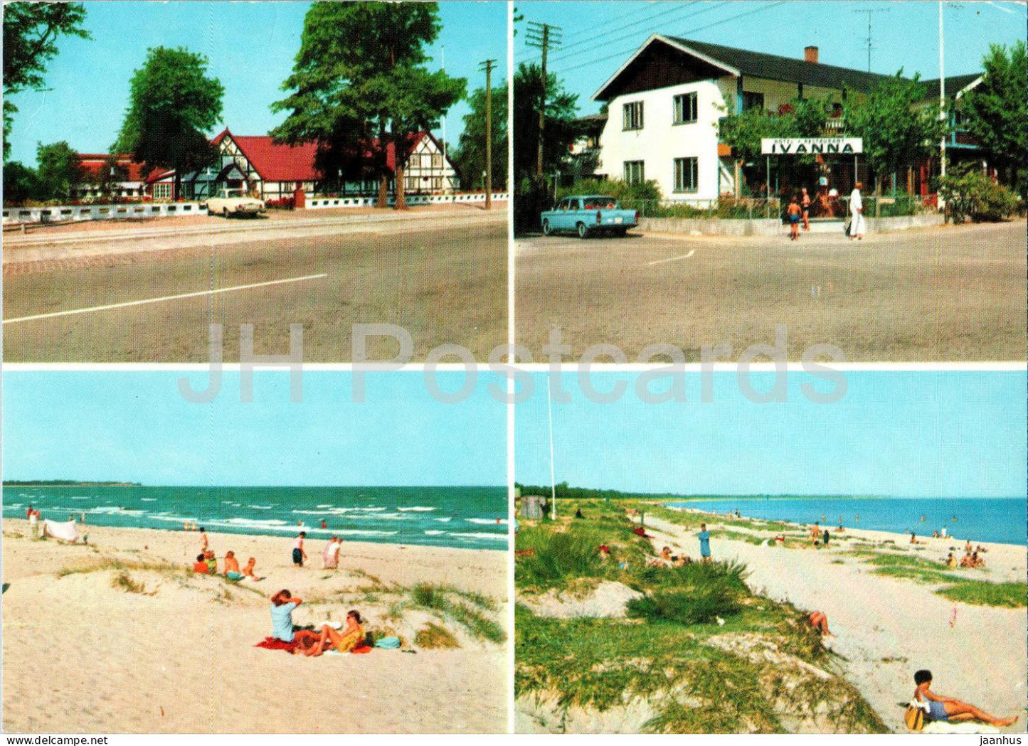 Marielyst Ostersobad - Falster - Ivanna - multiview - Denmark - used - JH Postcards