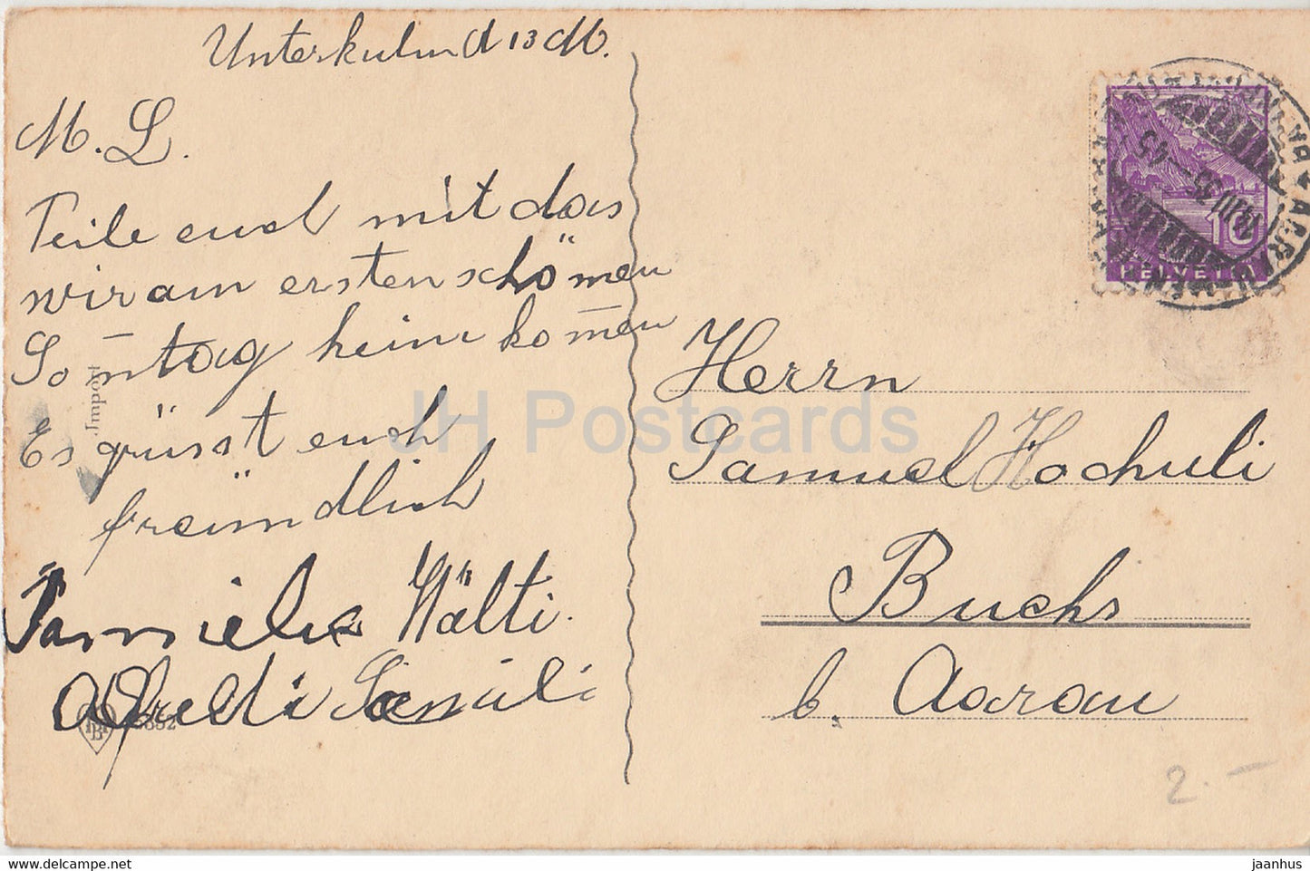 Carte de vœux d’anniversaire - Die besten Wunsche zum Geburtstage - fille - fleurs - BR vieille carte postale - 1935 - Allemagne - utilisé