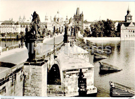 Praha - Prague - Karluv most - Charles bridge - 053451 - Czech Republic - Czechoslovakia - unused - JH Postcards