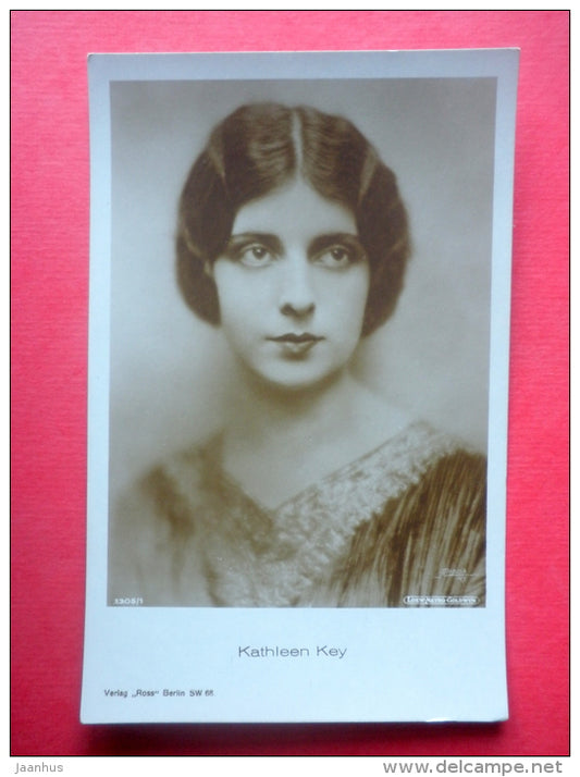Kathleen Key - american movie actress - film - Verlag Ross - 1305/1 - old postcard - Germany - unused - JH Postcards