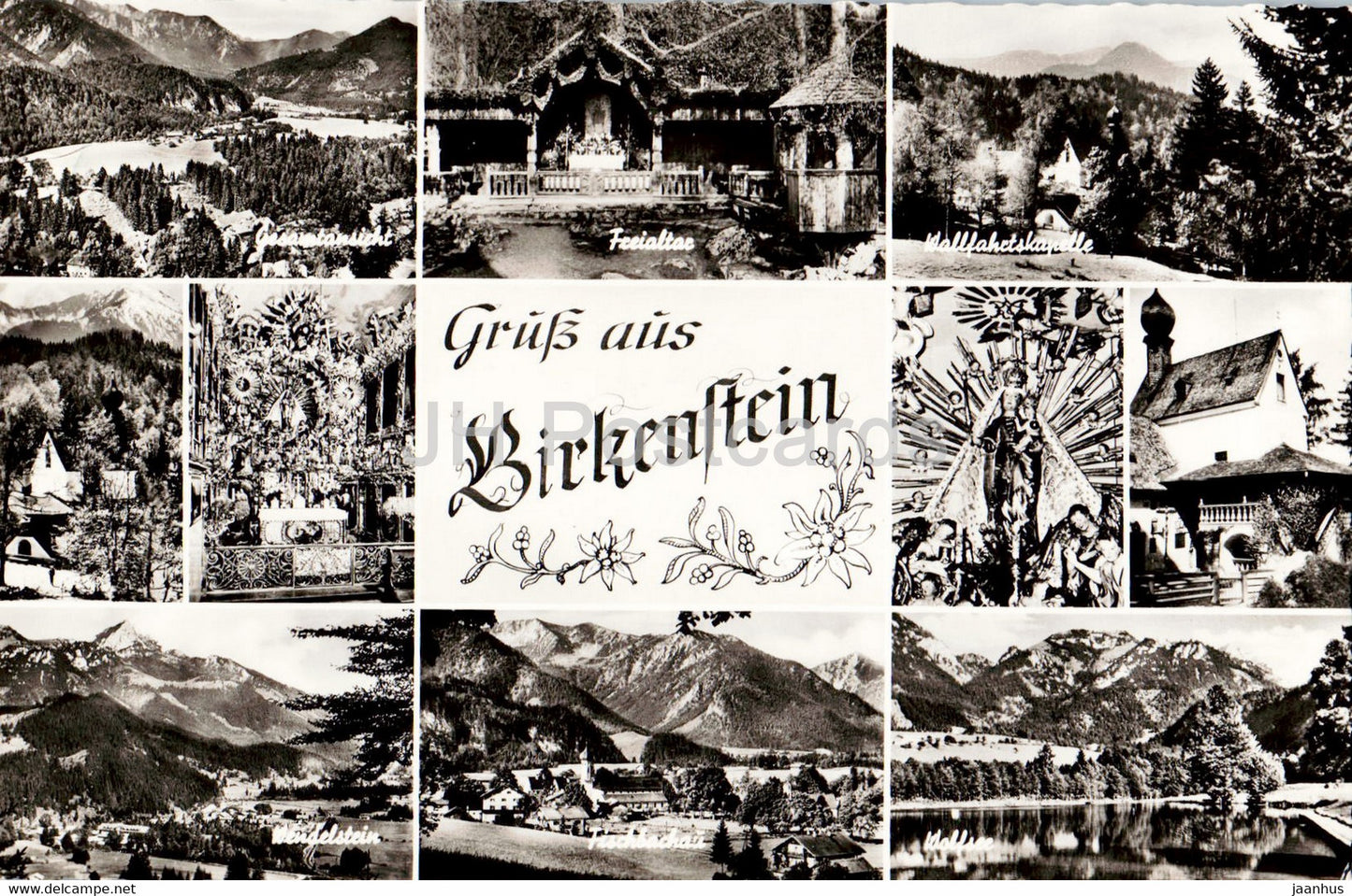 Gruss aus Birkenstein - old postcard - 1956 - Germany - used - JH Postcards