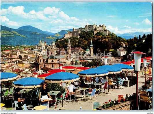 Festspielstadt Salzburg - Blick vom Cafe Winkler - Austria - unused - JH Postcards
