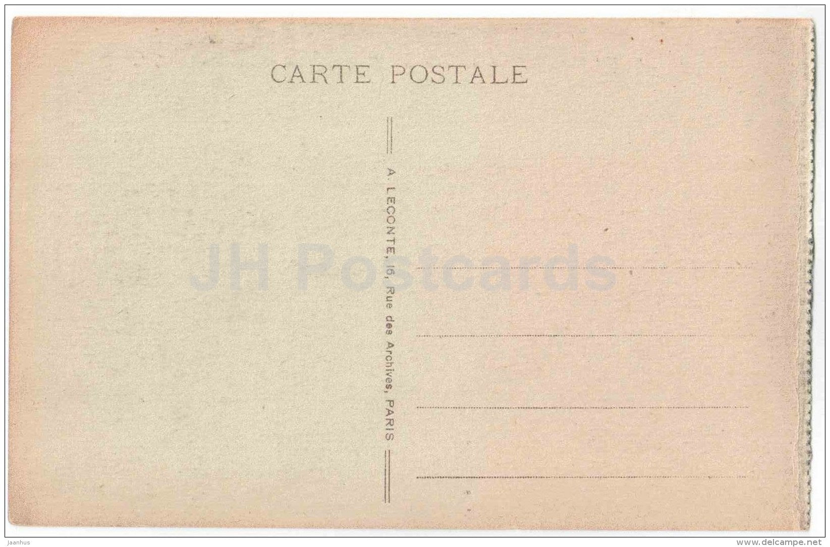 Palace - Facade vue du Parc - The Castle view from the Park - 102 - Versailles - France - unused - JH Postcards