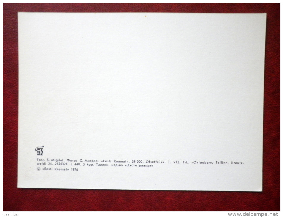 shop Siluett - Narva - 1976 - Estonia USSR - unused - JH Postcards