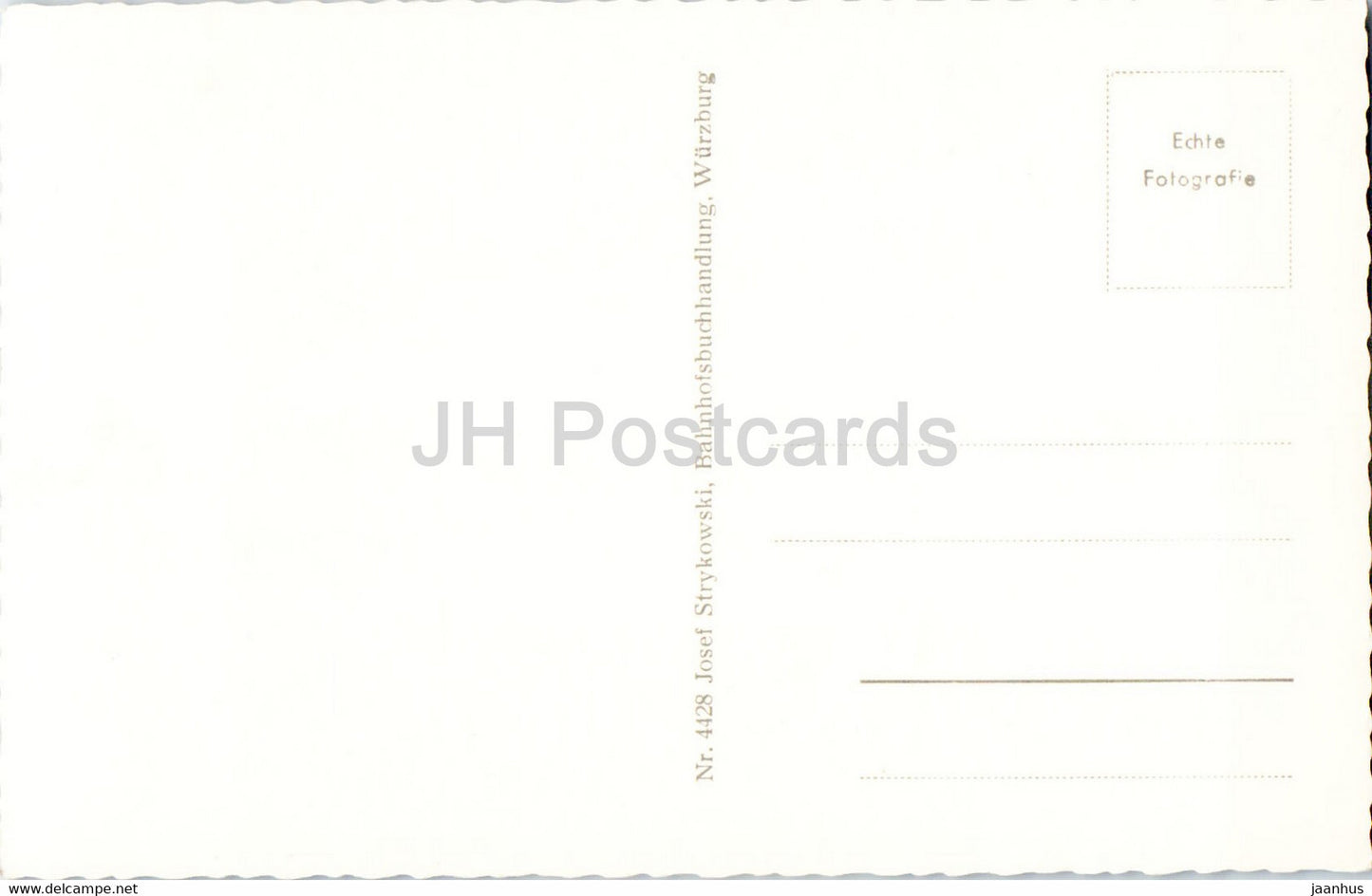 Gruss aus Wurzburg - Marienberg - Residenz - Kappele - Marienkapelle - old postcard - Germany - unused