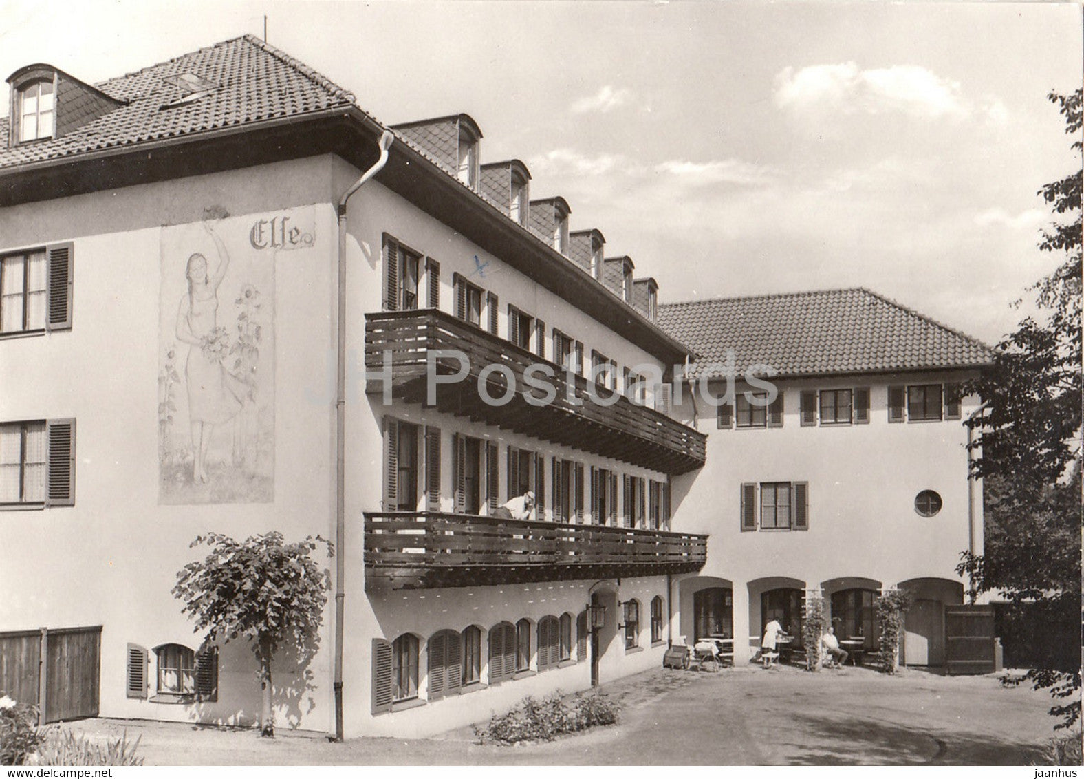 Bad Liebenstein - Haus Else - Germany DDR - used - JH Postcards